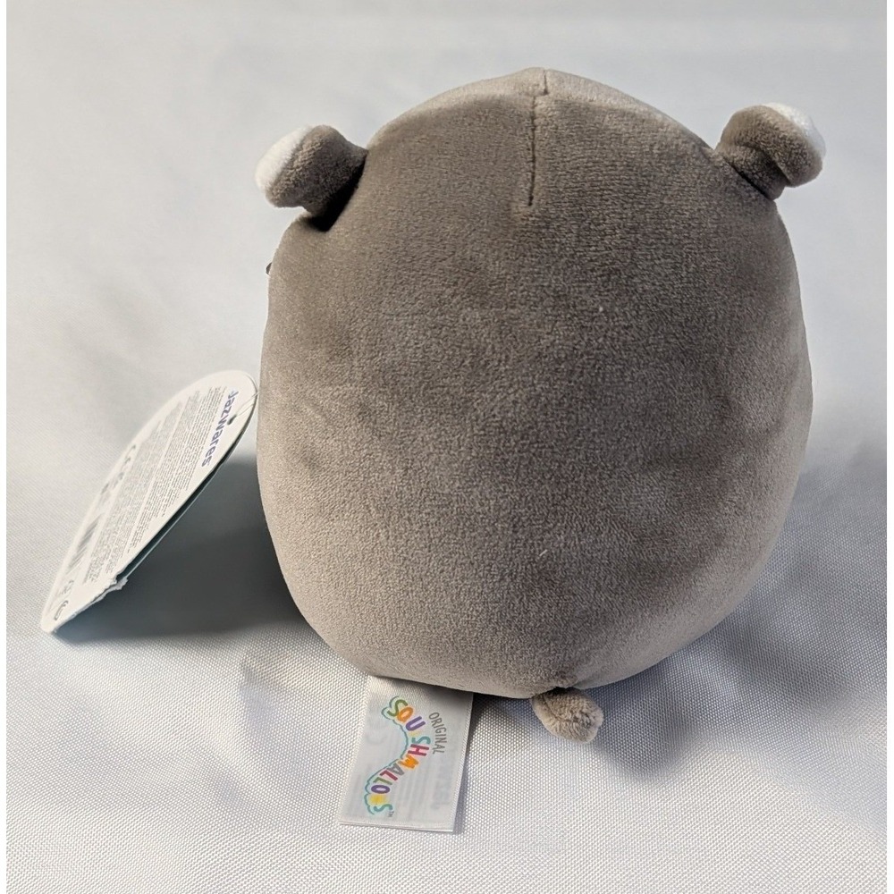 Squishmallows Irving the Rhino 5 Inch Grey White Plush Stuffed Animal Toy NWT - Picture 2 of 7